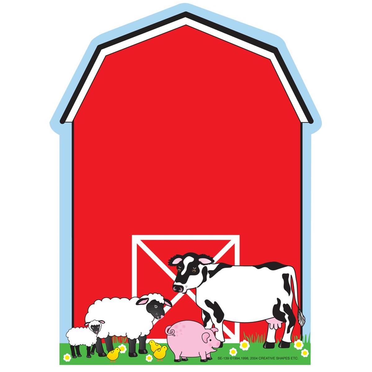 SE-0139 9 x 6 in. Large Notepad, Barn - 50 Sheets per Pack