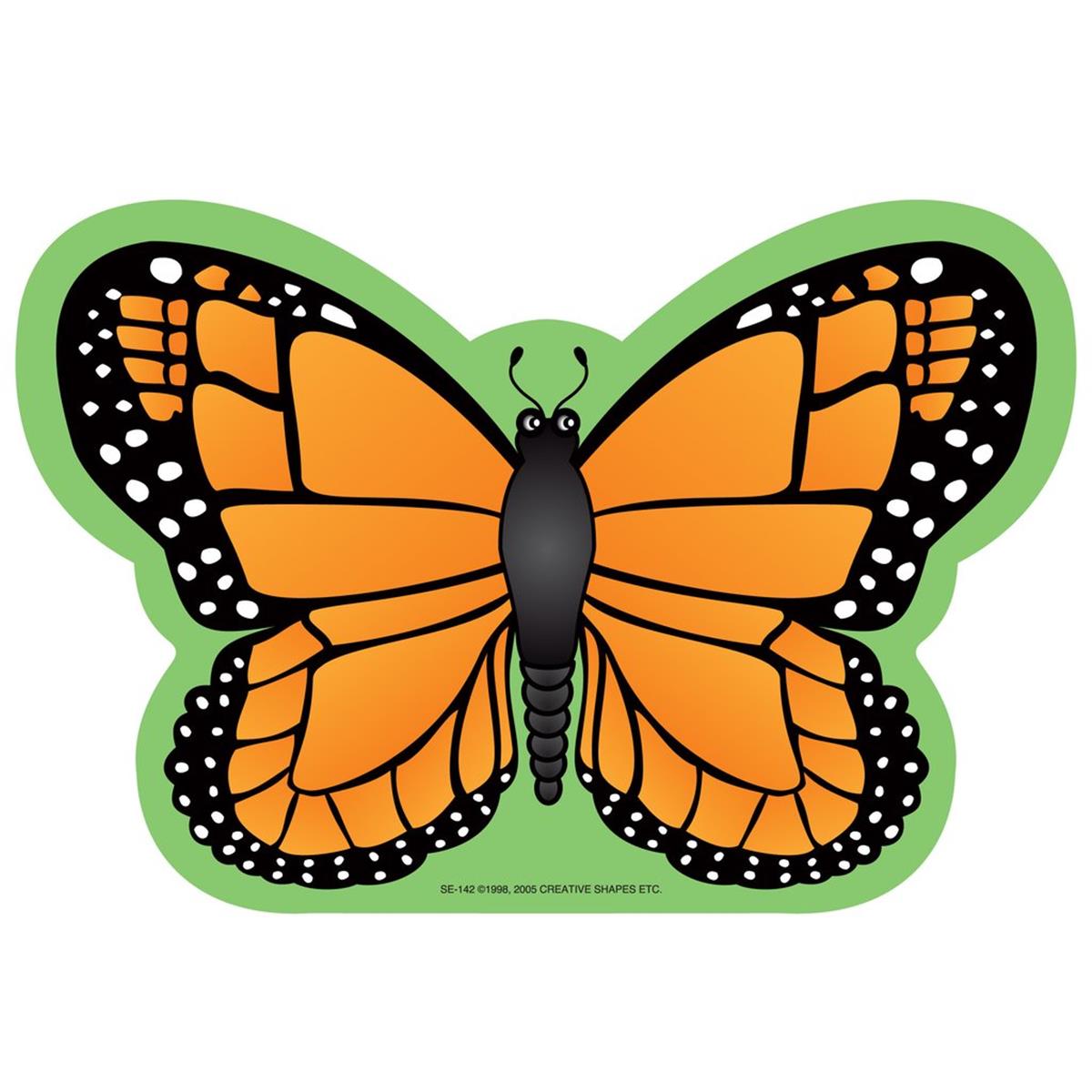 SE-0142 9 x 6 in. Large Notepad, Butterfly - 50 Sheets per Pack