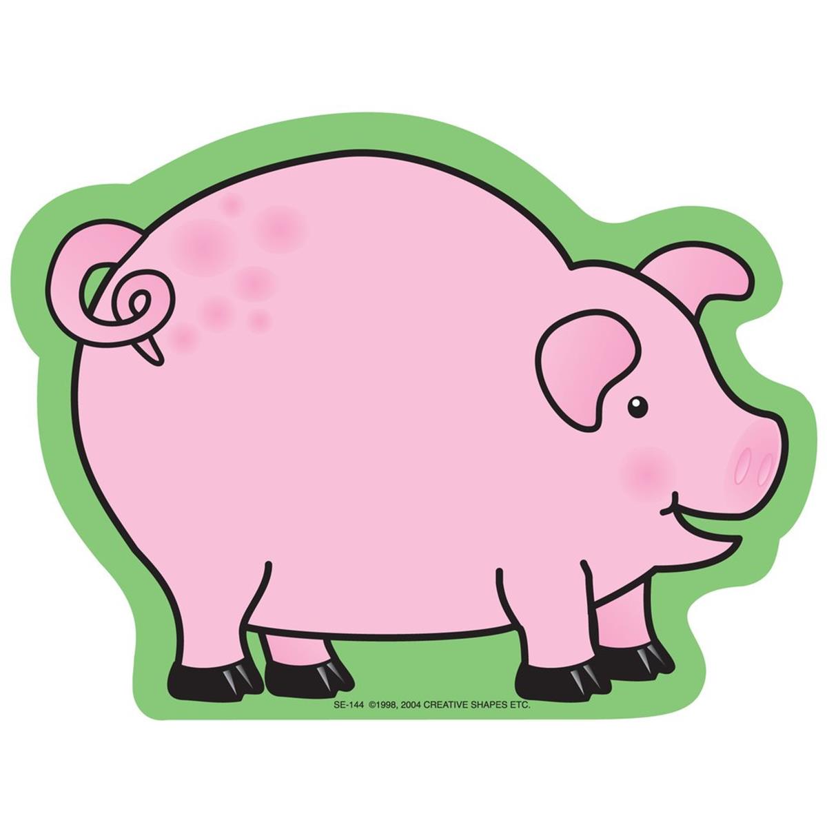 SE-0144 9 x 6 in. Large Notepad, Pig - 50 Sheets per Pack