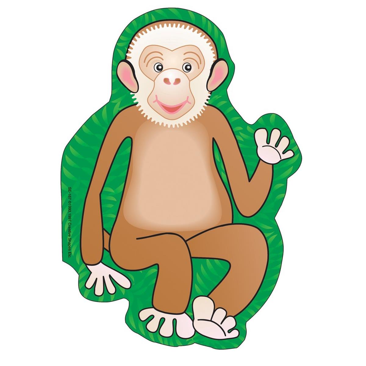 SE-0167 9 x 6 in. Large Notepad, Monkey - 50 Sheets per Pack
