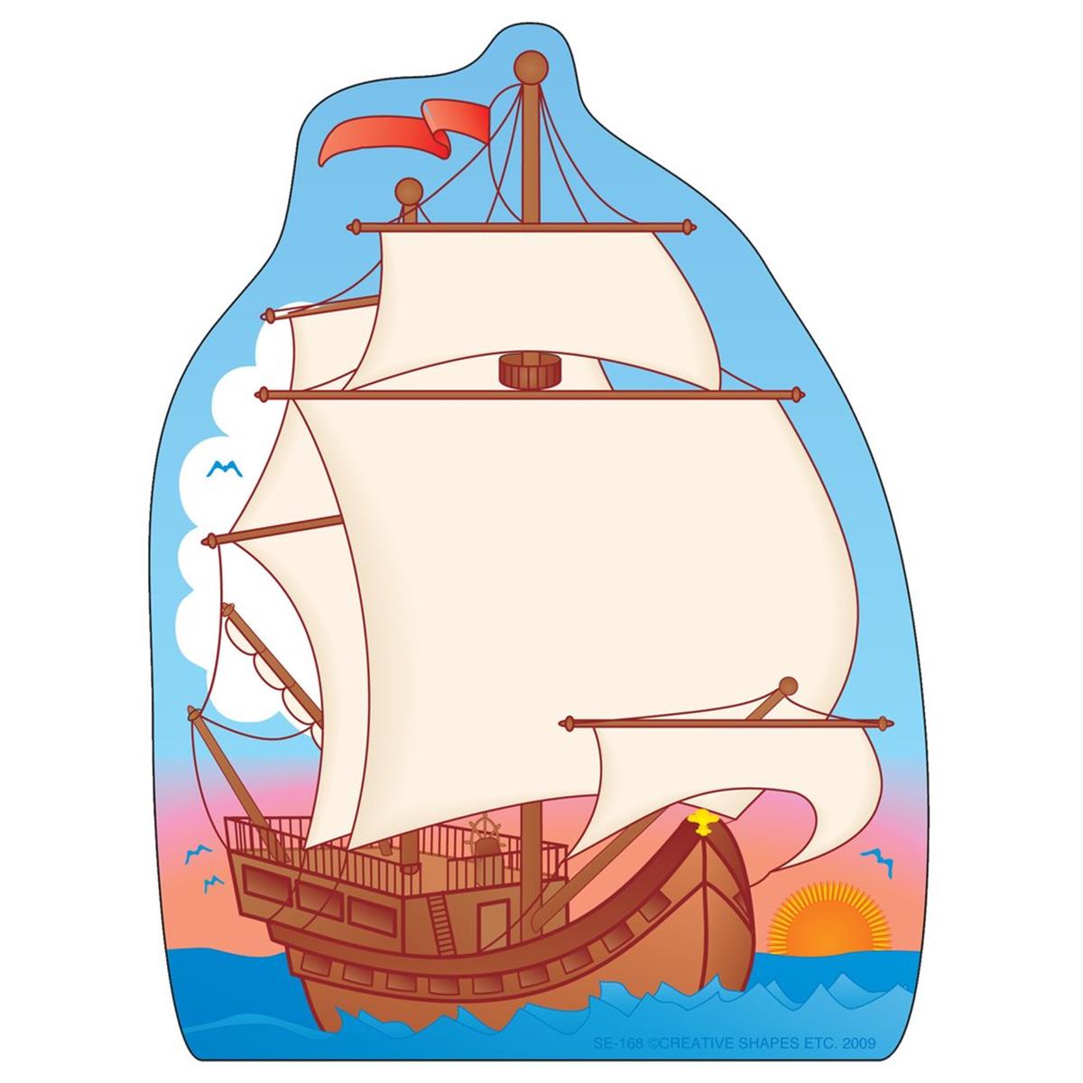 SE-0168 9 x 6 in. Large Notepad, Ship - 50 Sheets per Pack