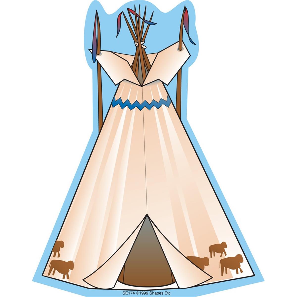 SE-0174 9 x 6 in. Large Notepad, Teepee - 50 Sheets per Pack
