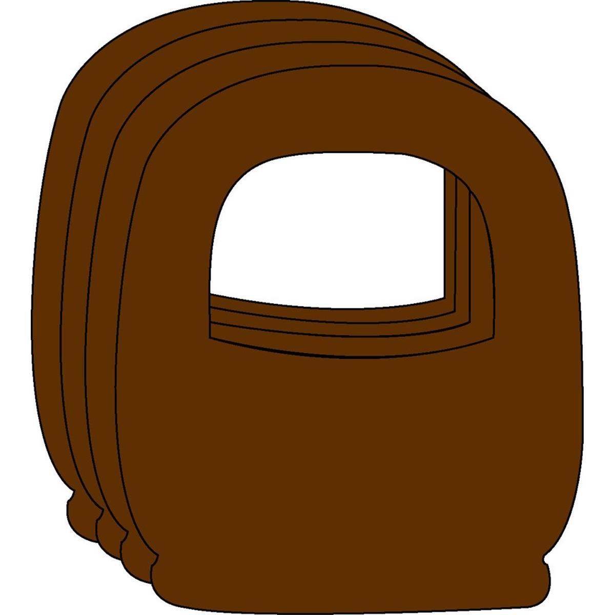 SE-0259 4.5 x 4 in. Small Single Color Creative Cut-Out, Basket - 31 Sheets per Pack
