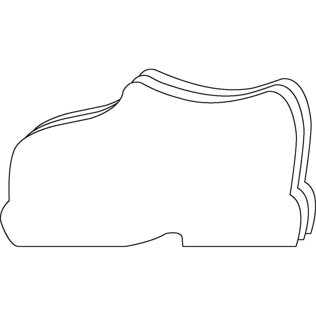 SE-0265 4.5 x 4 in. Small Single Color Creative Cut-Out, Shoe - 31 Sheets per Pack