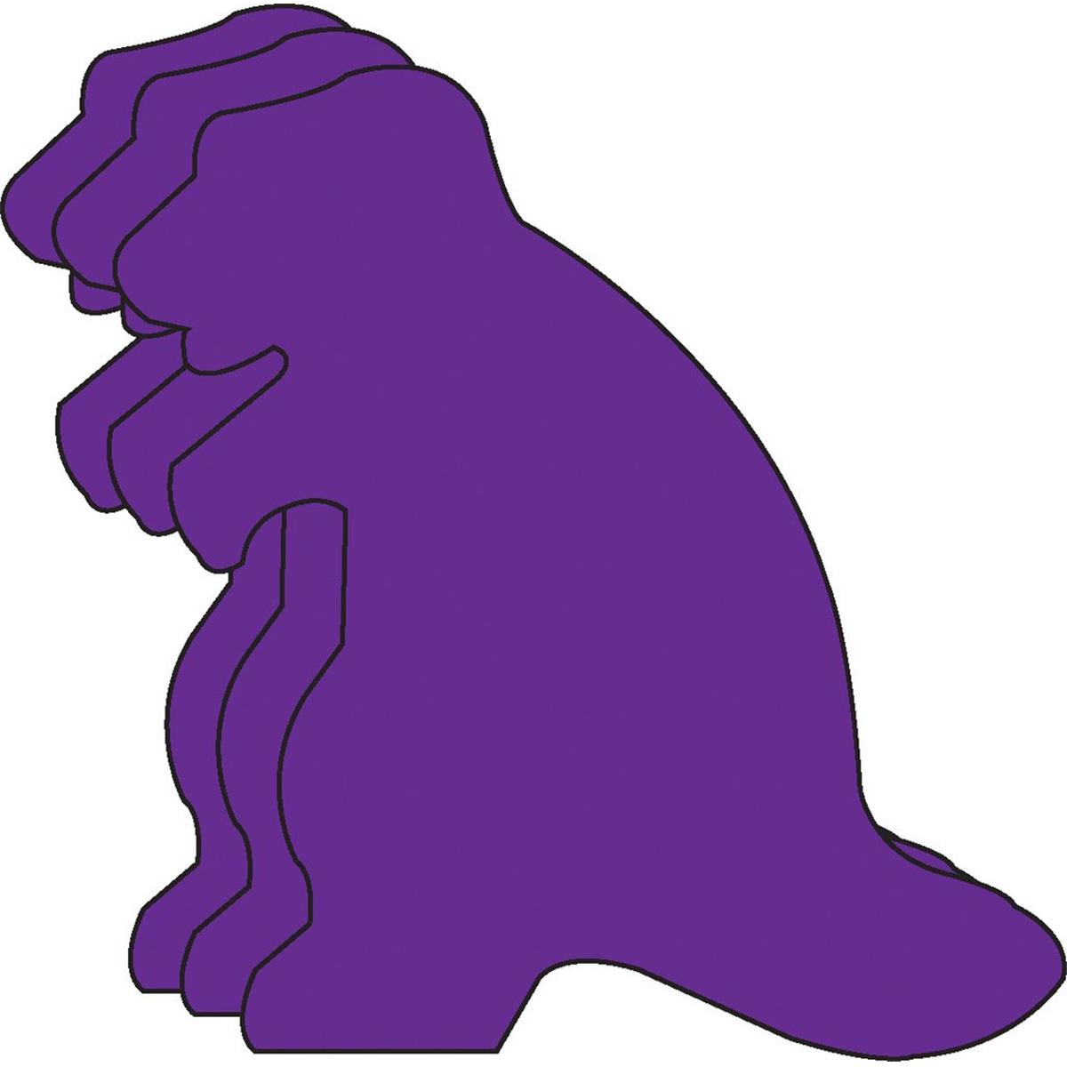 SE-0276 4.5 x 4 in. Small Single Color Creative Cut-Out, Dinosaur - 31 Sheets per Pack
