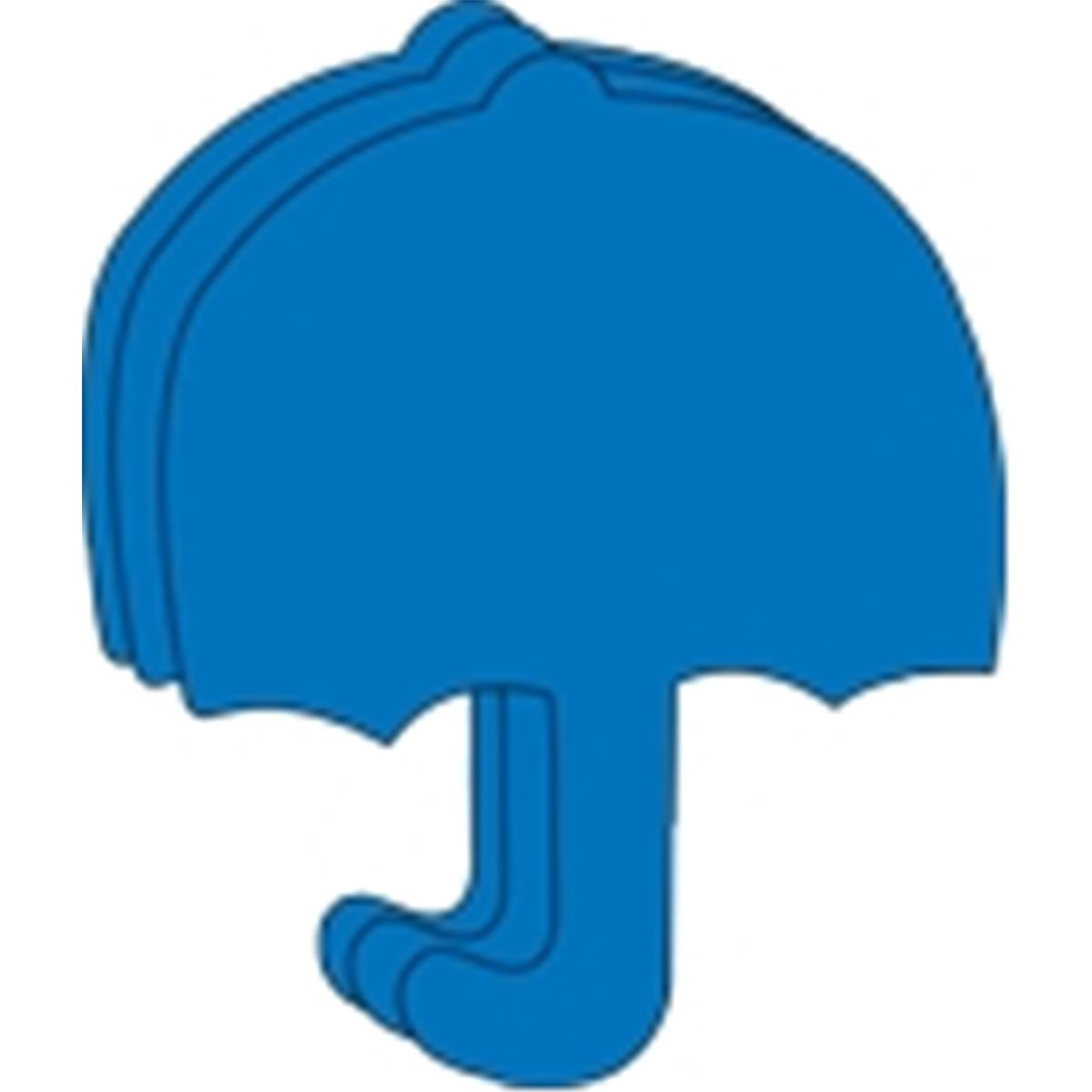 SE-0288 4.5 x 4 in. Small Single Color Creative Cut-Out, Umbrella - 31 Sheets per Pack