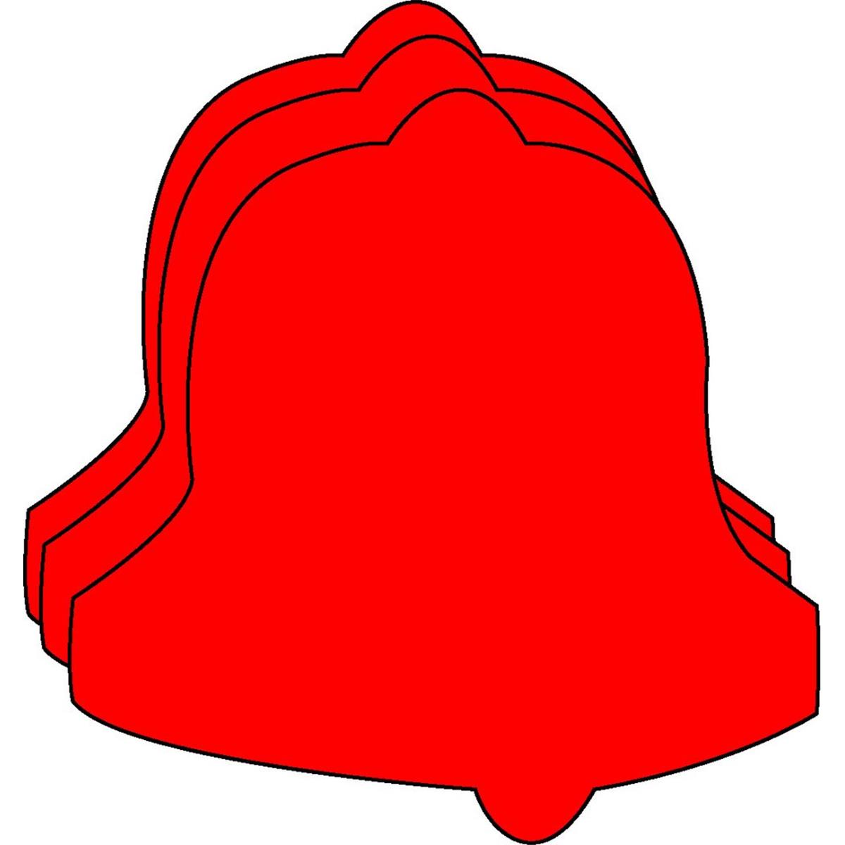 SE-0293 4.5 x 4 in. Small Single Color Creative Cut-Out, Holiday Bell - 31 Sheets per Pack