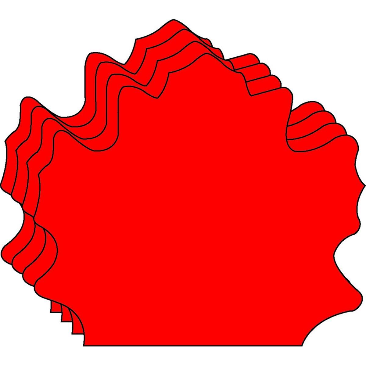SE-0298 4.5 x 4 in. Small Single Color Creative Cut-Out, Maple Leaf - 31 Sheets per Pack