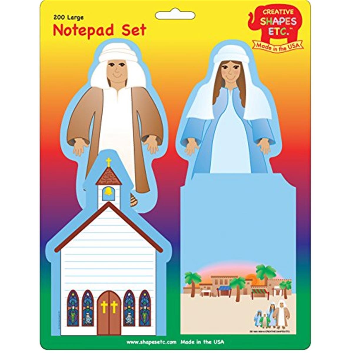 SE-0304 9 x 6 in. Large Notepad Set, Holyland - 200 Sheets per Pack