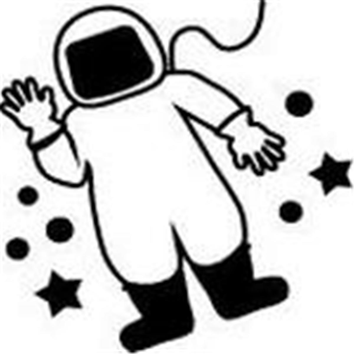 Picture of Creative Shapes Etc SE-0390 0.5 x 0.5 in. Incentive Stamp - Astronaut