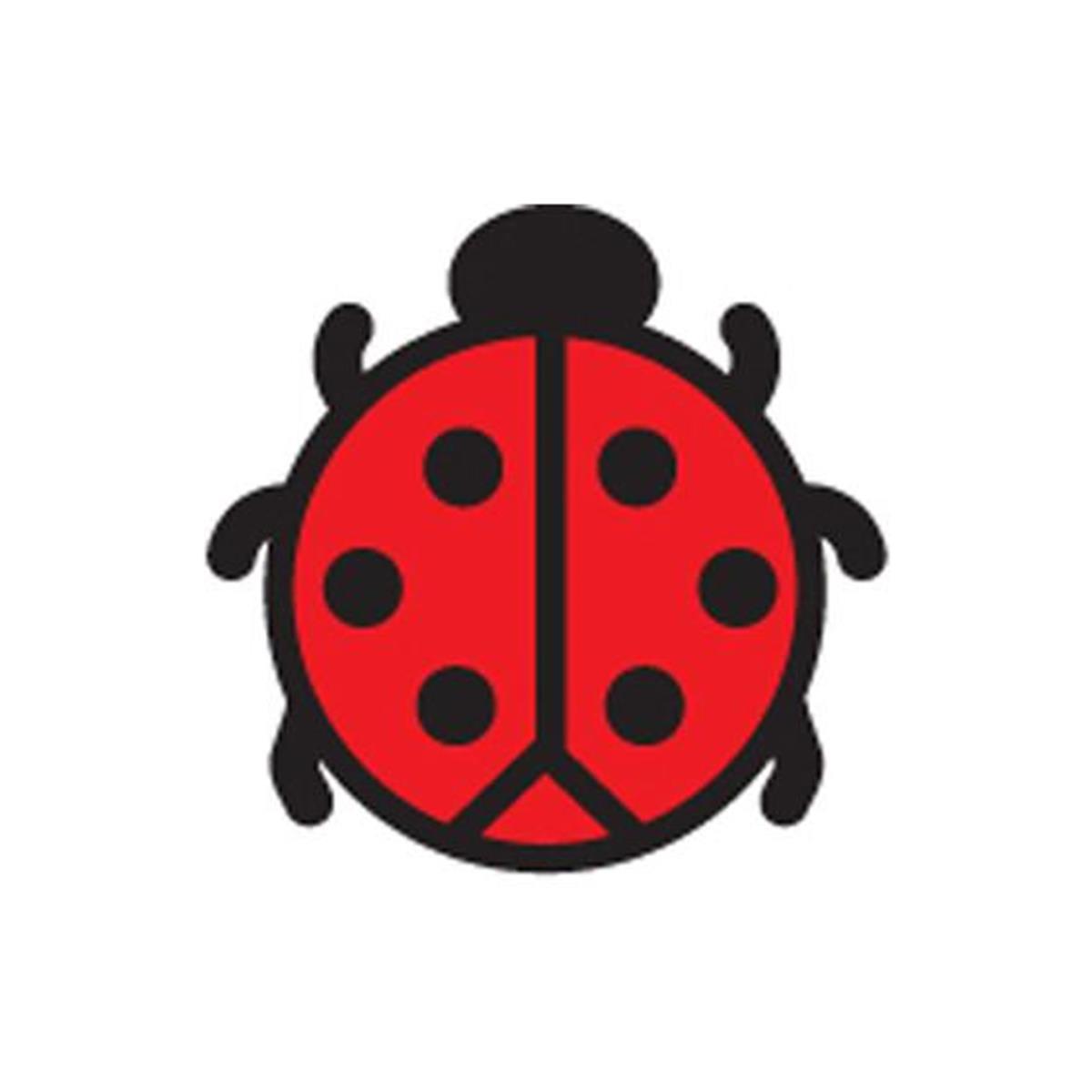 Picture of Creative Shapes Etc SE-0477 0.5 x 0.5 in. Incentive Stamp - Ladybug