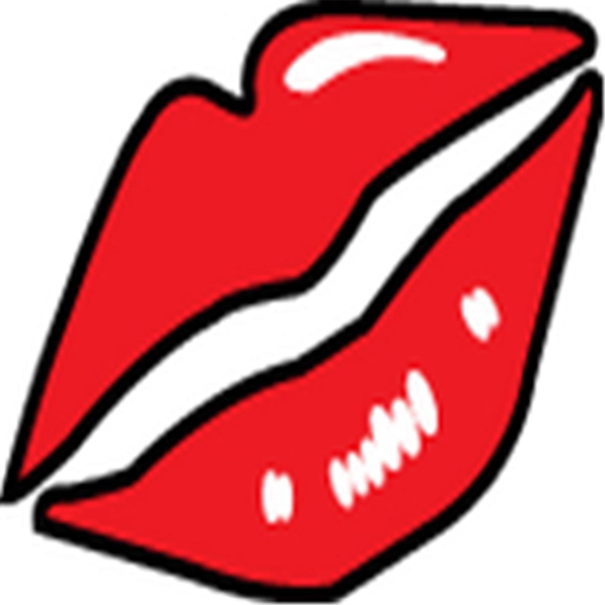 SE-0501 0.5 x 0.5 in. Incentive Stamp - Kiss