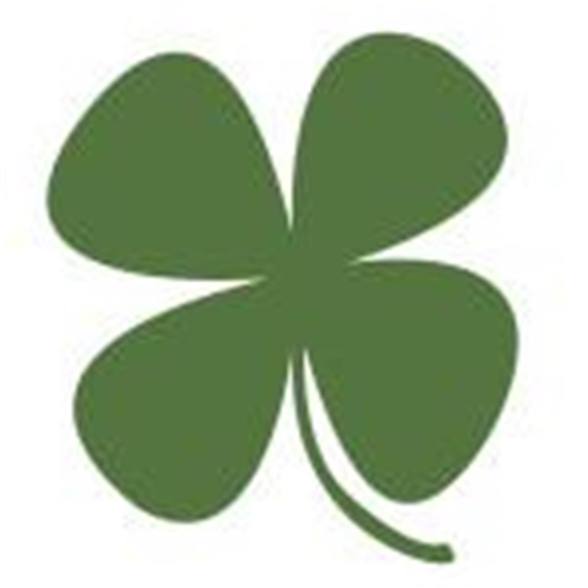SE-0520 0.5 x 0.5 in. Incentive Stamp - Four Leaf Clover