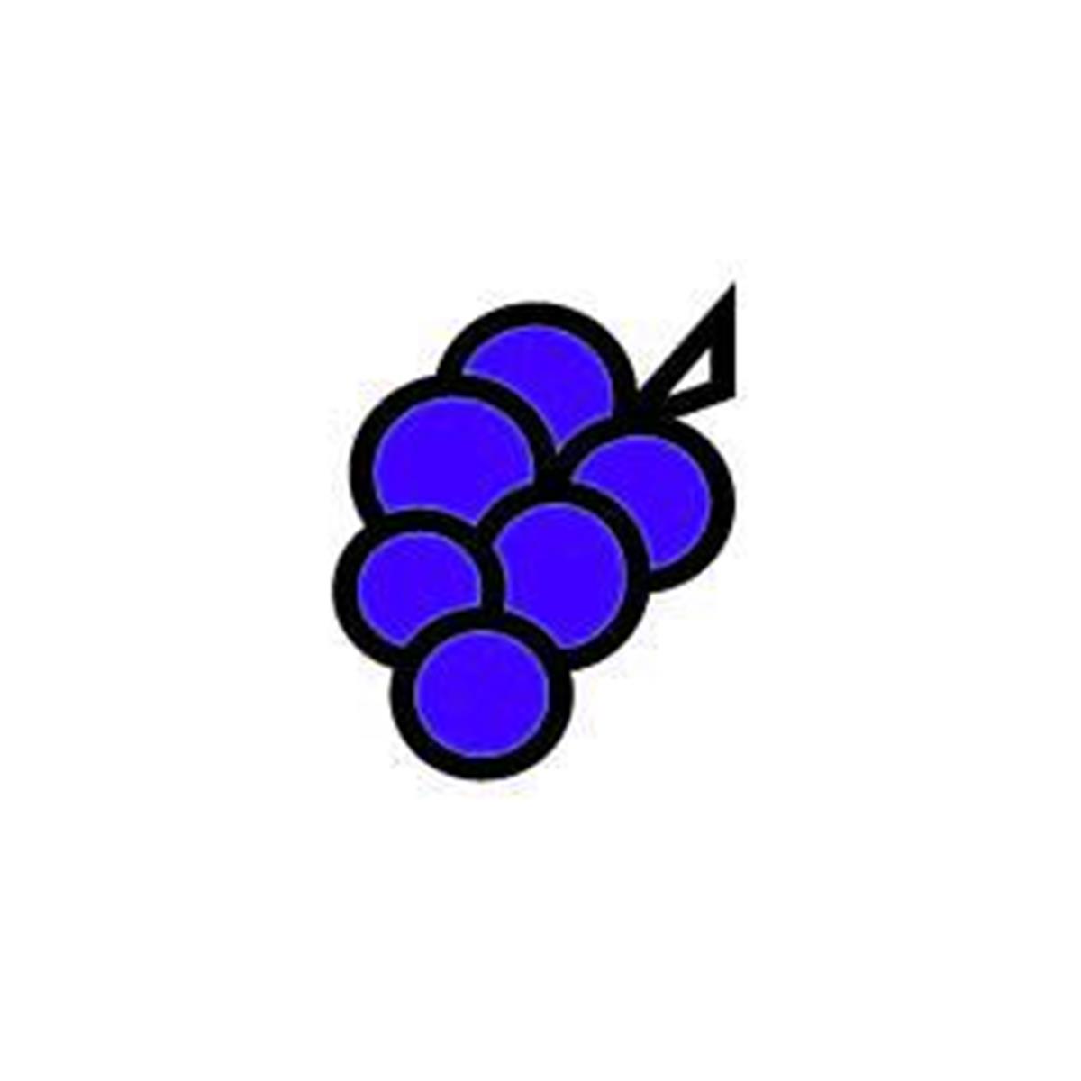 SE-0557 0.5 x 0.5 in. Incentive Stamp - Grapes