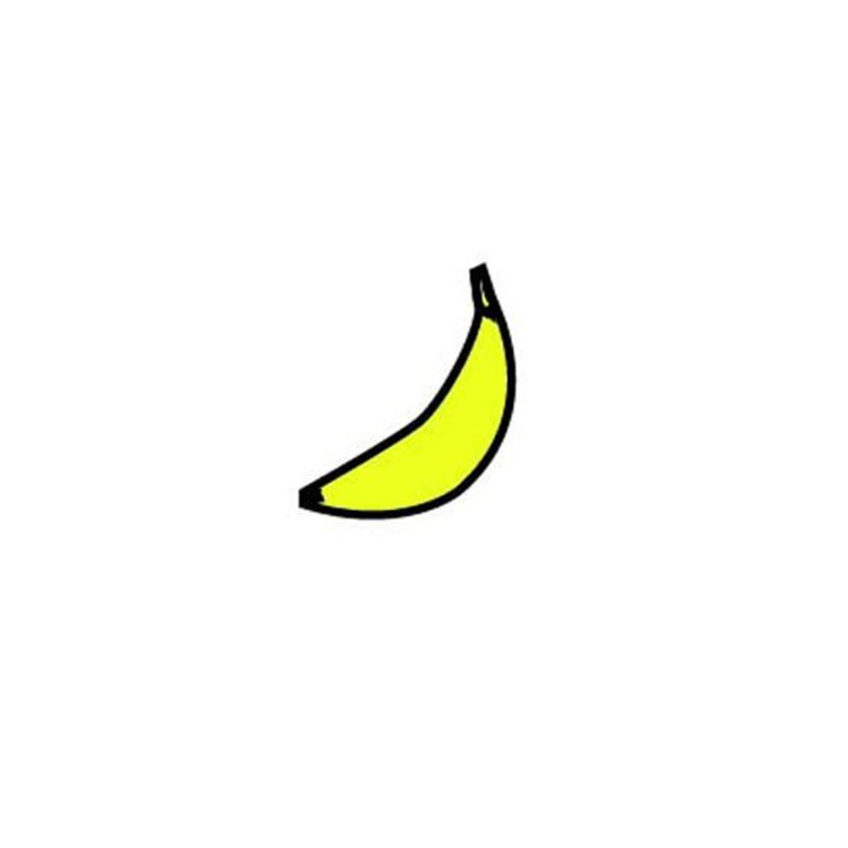 SE-0558 0.5 x 0.5 in. Incentive Stamp - Banana