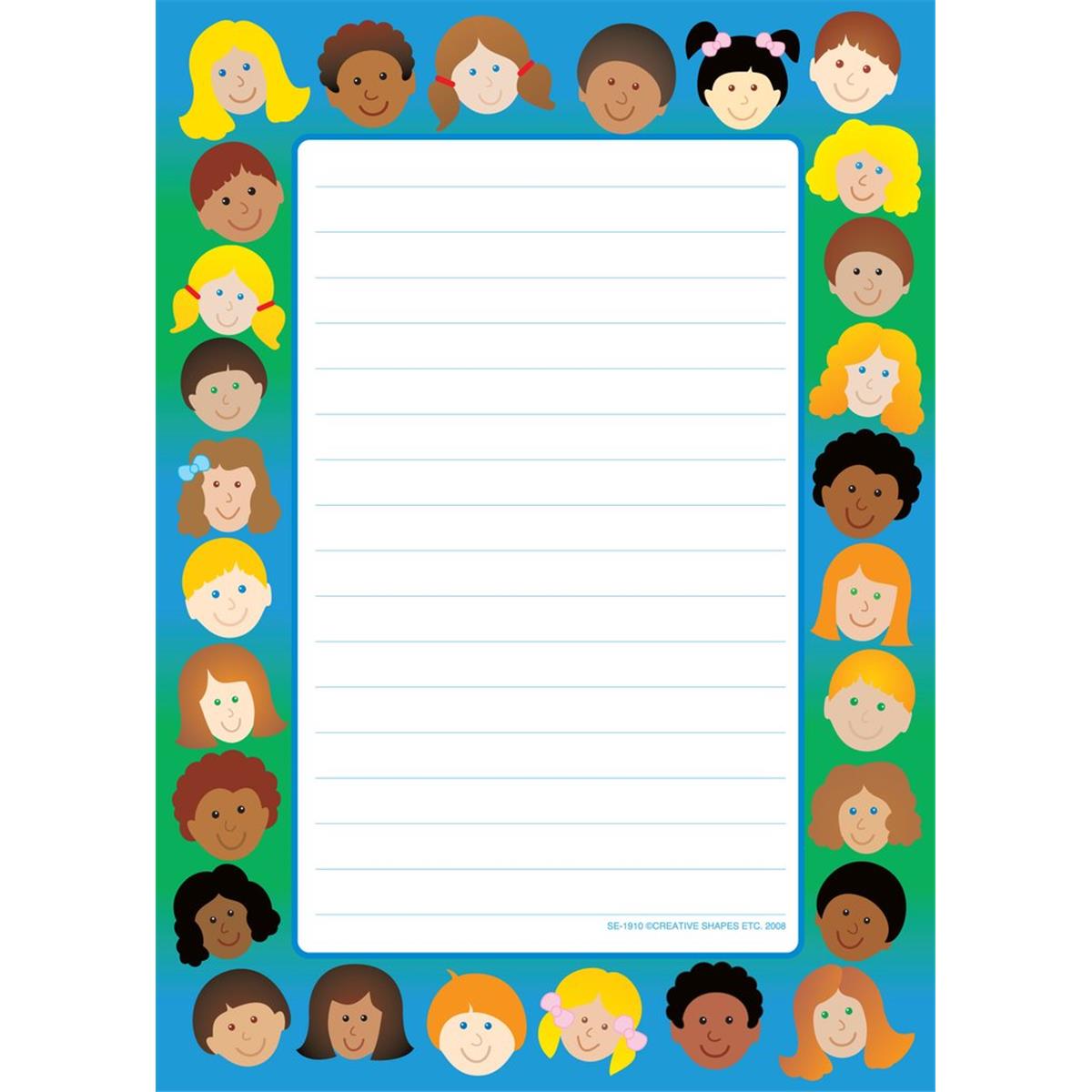 SE-1910 9 x 6 in. Large Lined Notepad, Kids - 50 Sheets per Pack