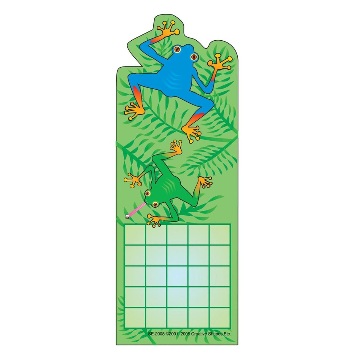 Picture of Creative Shapes Etc SE-2008 3 x 9 in. Personal Incentive Chart&#44; Tree Frog - 24 Sheets per Pack