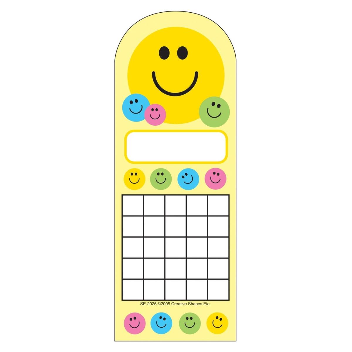Picture of Creative Shapes Etc SE-2026 3 x 9 in. Personal Incentive Chart&#44; Smile - 24 Sheets per Pack