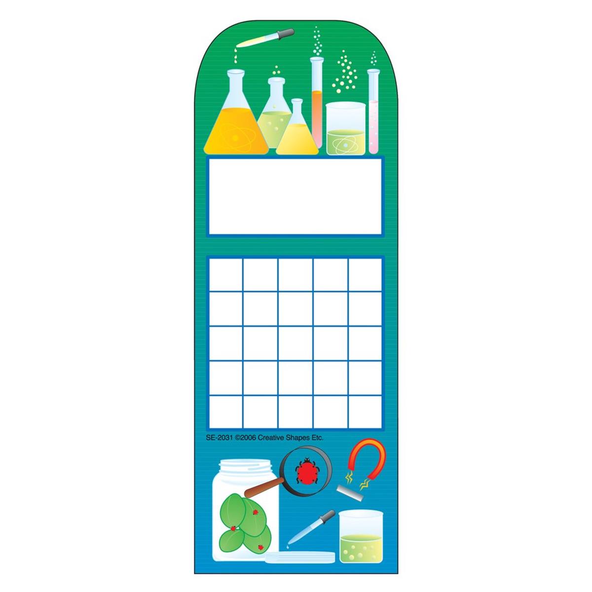 Picture of Creative Shapes Etc SE-2031 3 x 9 in. Personal Incentive Chart&#44; Science Lab - 24 Sheets per Pack