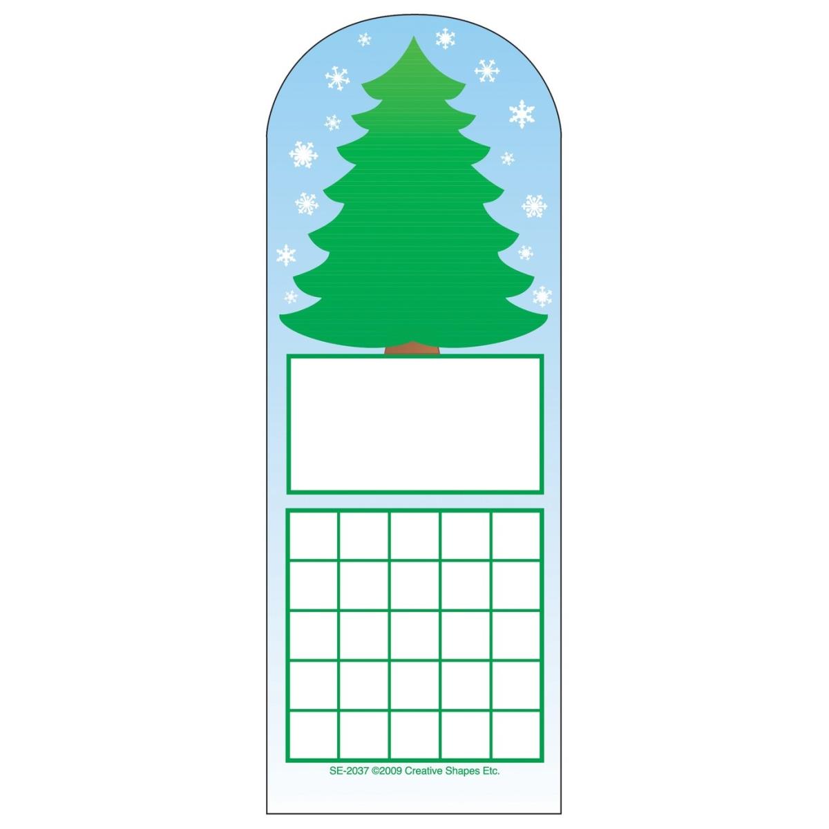 Picture of Creative Shapes Etc SE-2037 3 x 9 in. Personal Incentive Chart&#44; Fir Tree - 24 Sheets per Pack
