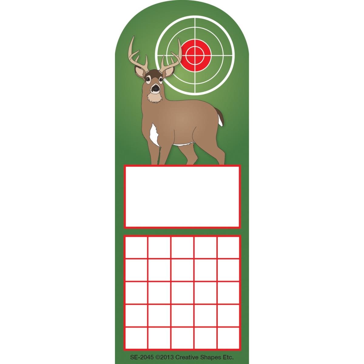 SE-2045 3 x 9 in. Personal Incentive Chart, Deer - 24 Sheets per Pack