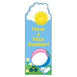 SE-2108 3 x 9 in. From Your Teacher Bookmarks, Nice Summer - Pack of 24