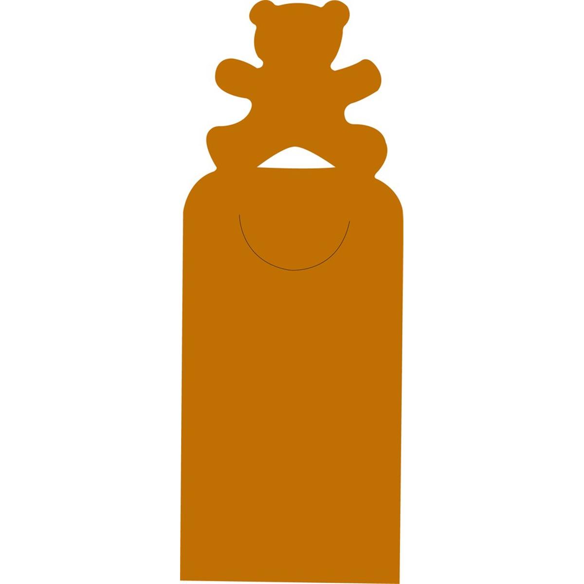 SE-2202 3 x 9 in. Die-Cut Bookmark, Teddy Bear - Pack of 24