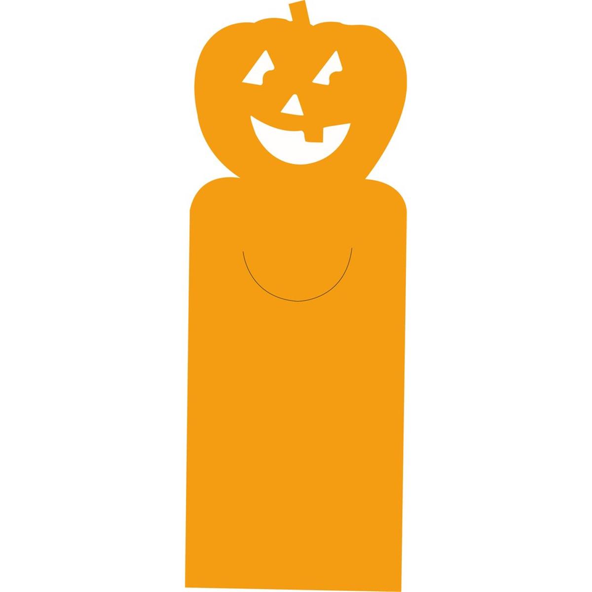 SE-2206 3 x 9 in. Die-Cut Bookmark, Pumpkin - Pack of 24