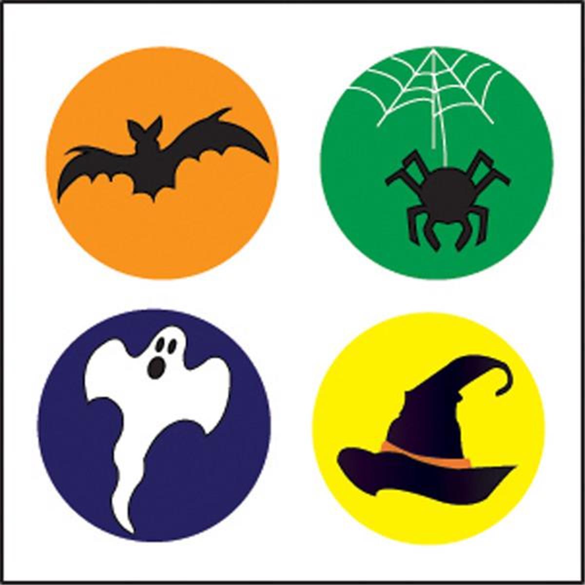 2 x 8 in. Large Incentive Stickers, Halloween - Pack of 1728