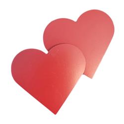 SE-2700 4.5 x 4 in. Small Single Color Magnet, Heart - 6 Sheets per Pack