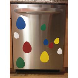 SE-2754 4.5 x 4 in. Small Assorted Color Magnet, Easter Egg - 6 Sheets per Pack