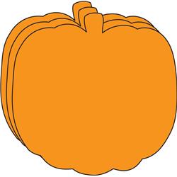 SE-2807 6 x 7 in. Large Single Color Magnet, Pumpkin - 4 Sheets per Pack