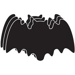 SE-2808 6 x 7 in. Large Single Color Magnet, Bat - 4 Sheets per Pack