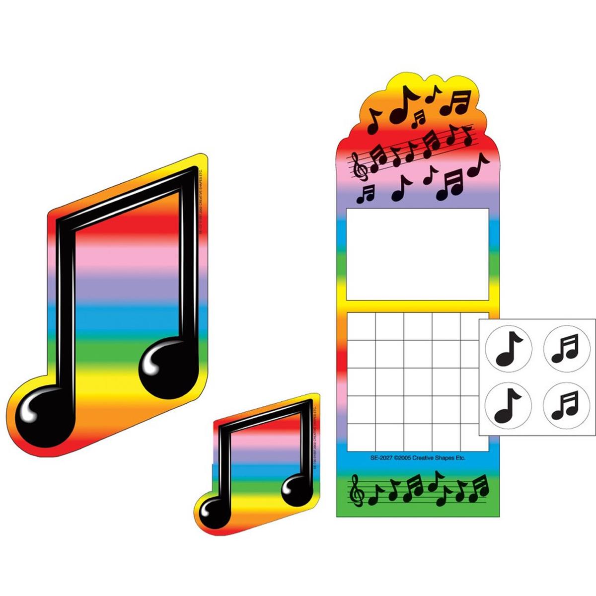 Picture of Creative Shapes Etc SE-4011 9 x 6 in. Incentive Set&#44; Music
