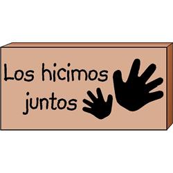 Picture of Creative Shapes Etc SE-5538 1.5 x 2 in. Teachers Stamp&#44; Los Hicimos Juntos - Did Together