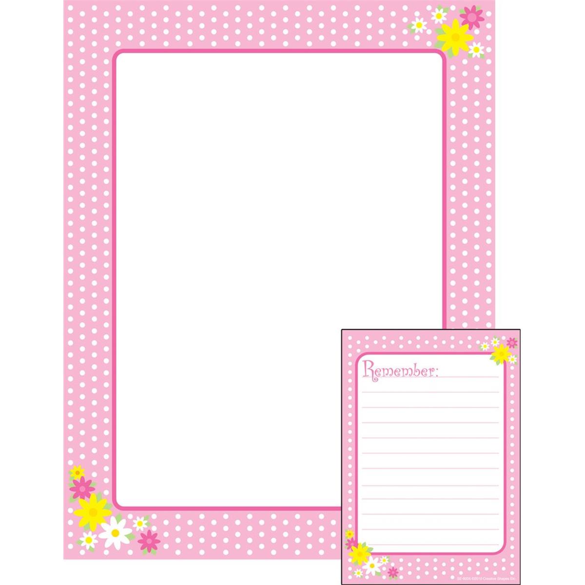 SE-6022 3.5 x 5 in. Notes & Quotes Writing Set, Remember Polka Dots - 65 Sheets per Pack