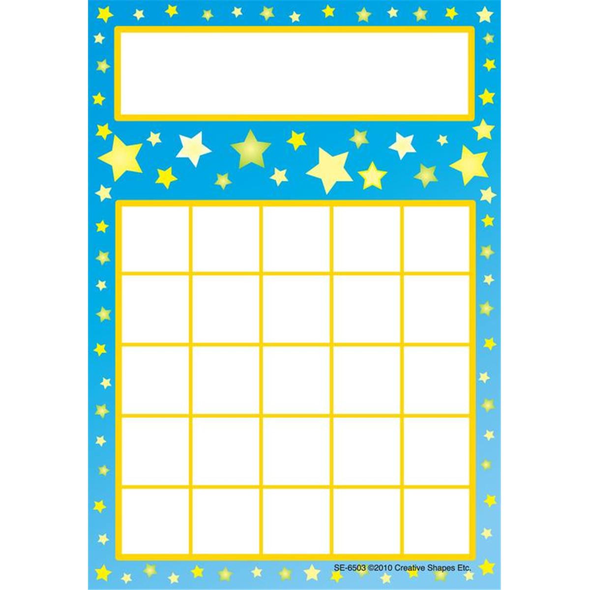SE-6503 3.5 x 5 in. Progress Pads, Stars - 35 Sheets per Pack