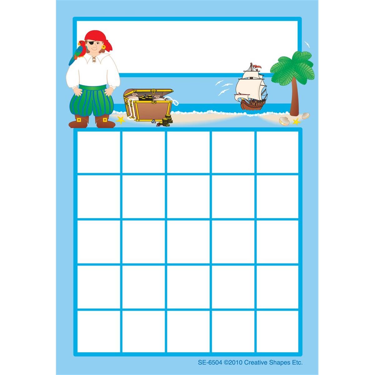 SE-6504 3.5 x 5 in. Progress Pads, Pirate - 35 Sheets per Pack