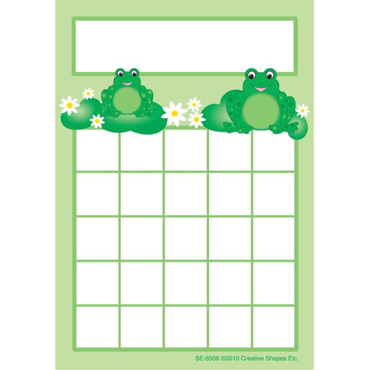 SE-6506 3.5 x 5 in. Progress Pads, Frogs - 35 Sheets per Pack
