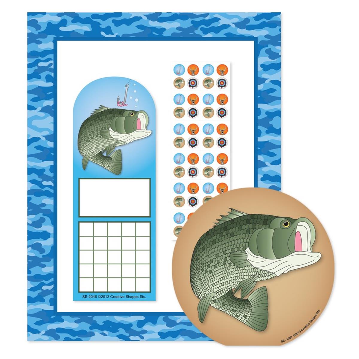 Picture of Creative Shapes Etc SE-7106 11 x 8.5 in. Stationery Set - Water Camo