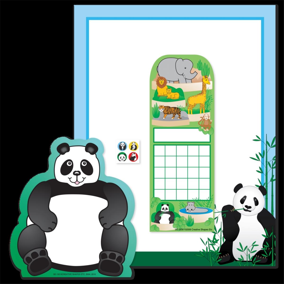 SE-7109 11 x 8.5 in. Stationery Set - Panda