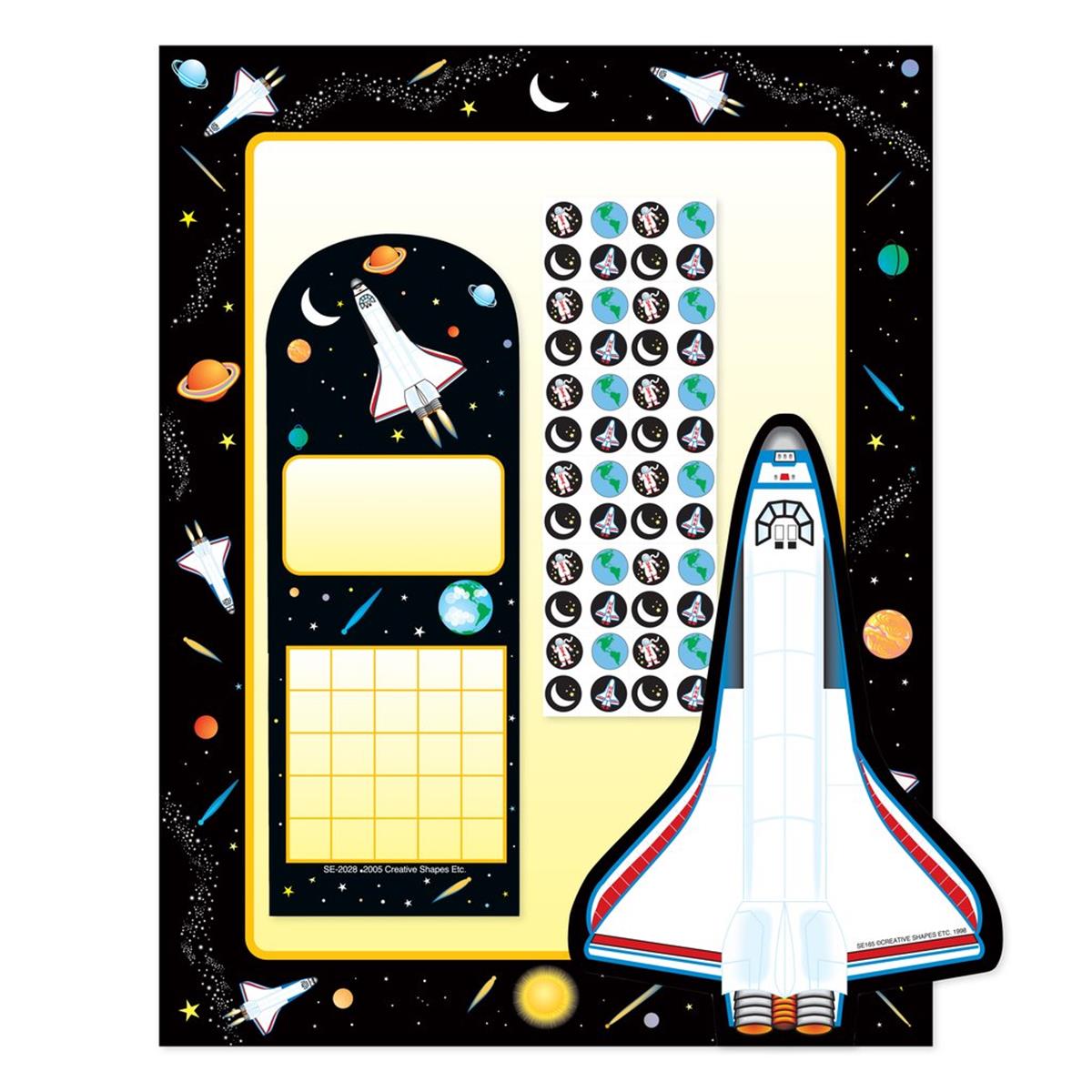 Picture of Creative Shapes Etc SE-7112 11 x 8.5 in. Stationery Set - Space