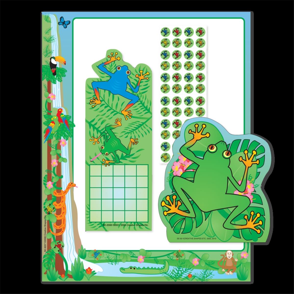 Picture of Creative Shapes Etc SE-7115 11 x 8.5 in. Stationery Set - Rainforest