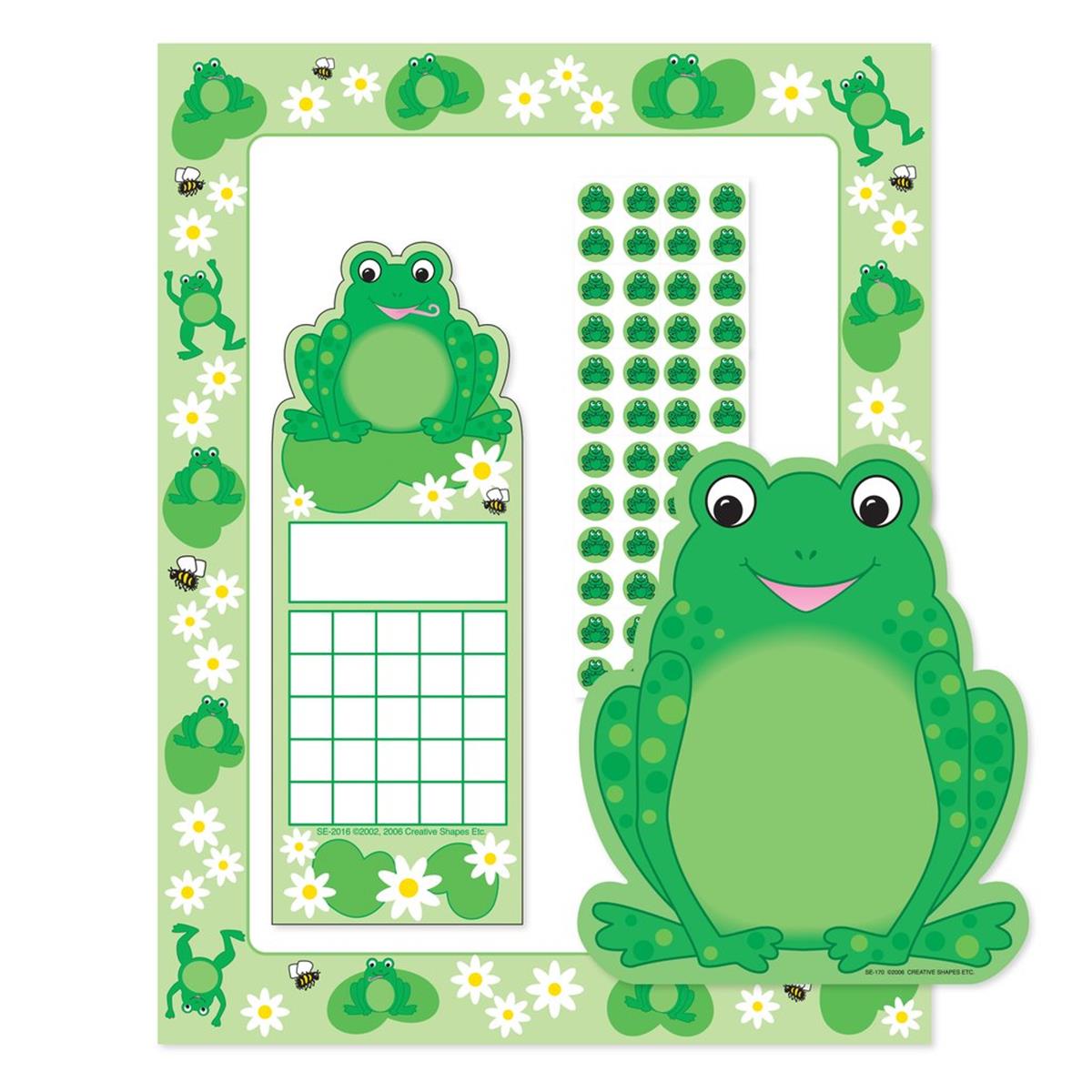 Picture of Creative Shapes Etc SE-7119 11 x 8.5 in. Stationery Set - Frog