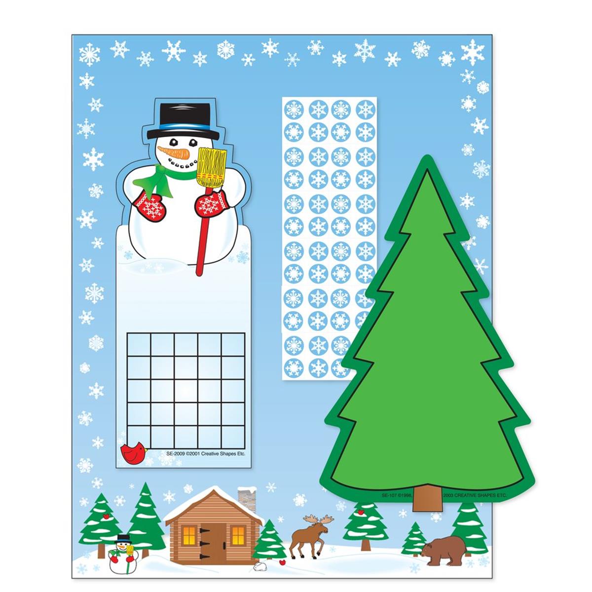 Picture of Creative Shapes Etc SE-7127 11 x 8.5 in. Stationery Set - Winter