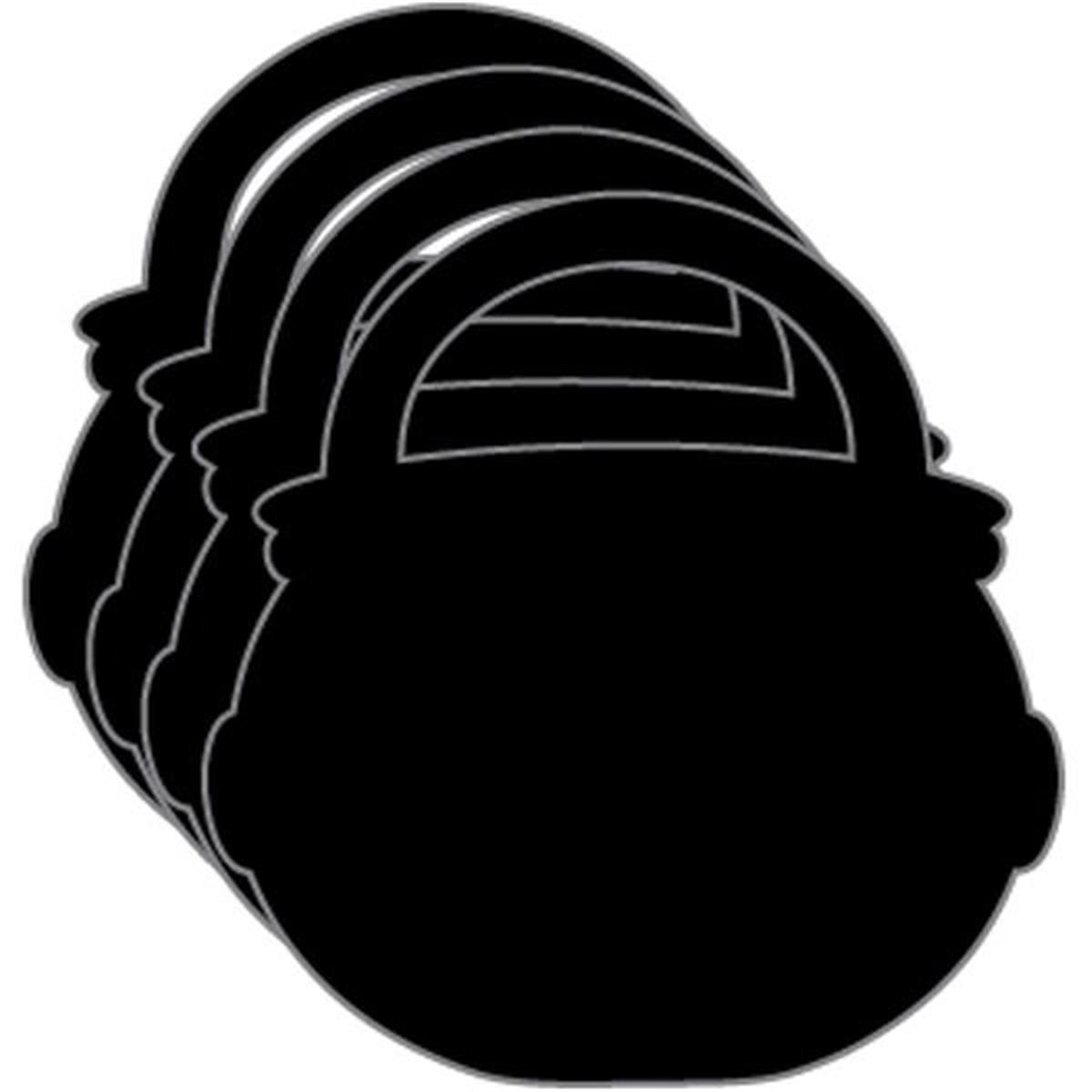 SE-7507 6 x 7 in. Large Single Color Foam Cut-Outs, Kettle - 15 Sheets per Pack