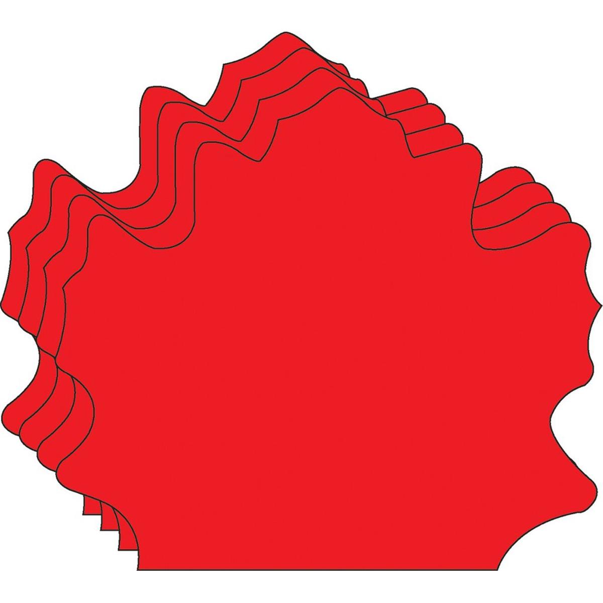 SE-7511 6 x 7 in. Large Single Color Foam Cut-Outs, Maple Leaf - 15 Sheets per Pack