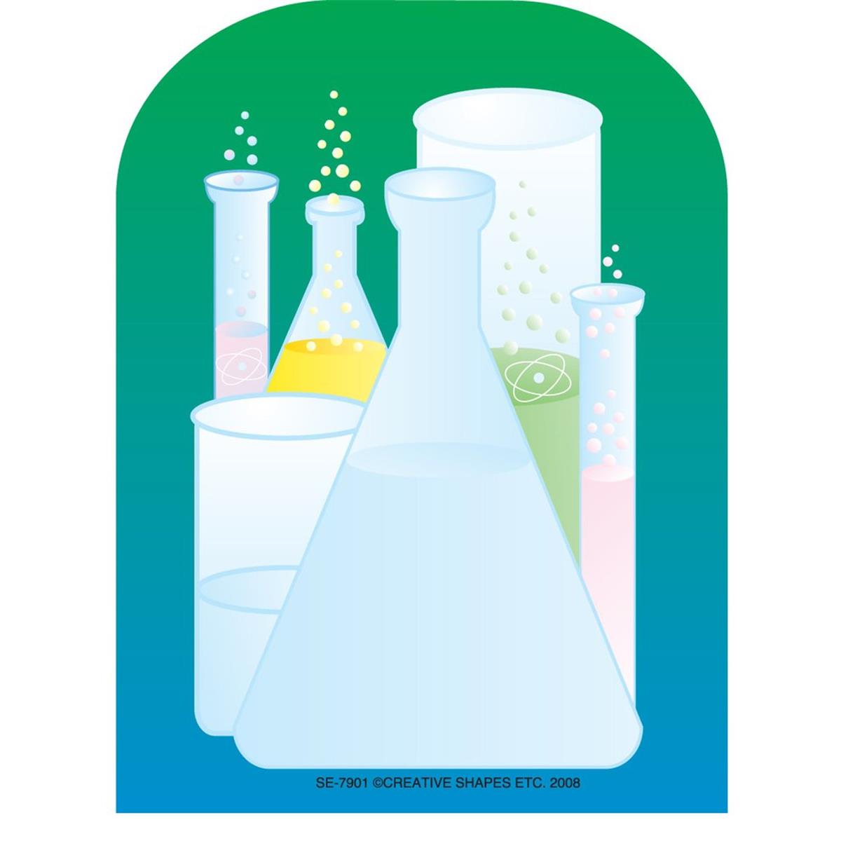 SE-7901 4.5 x 4 in. Mini Notepad, Beaker - 35 Sheets per Pack