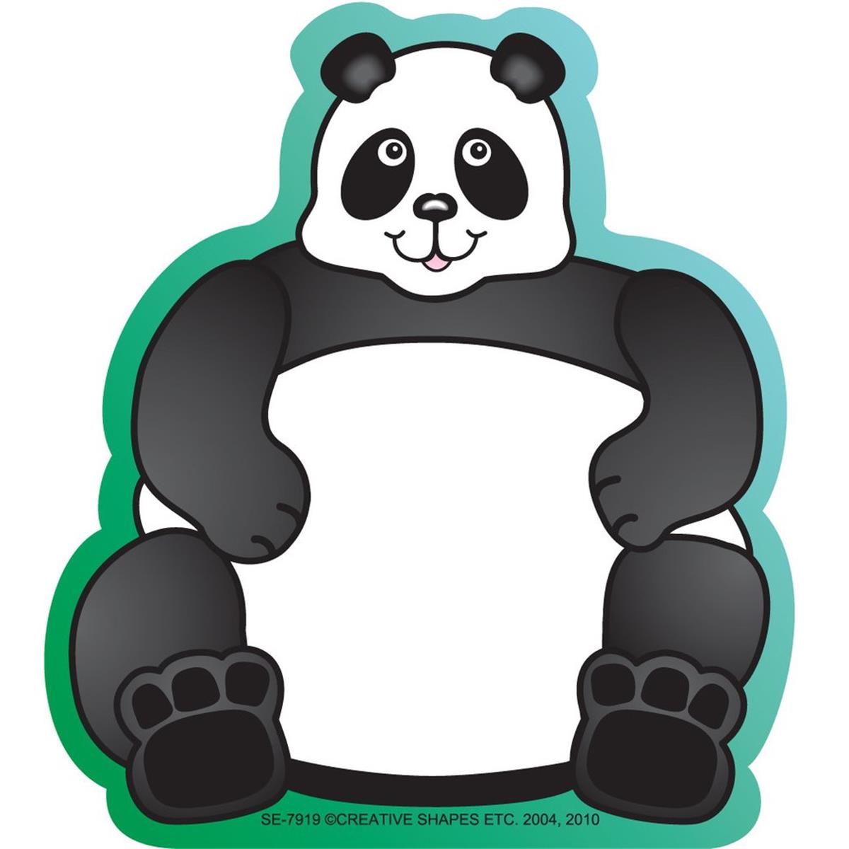 SE-7919 4.5 x 4 in. Mini Notepad, Panda - 35 Sheets per Pack