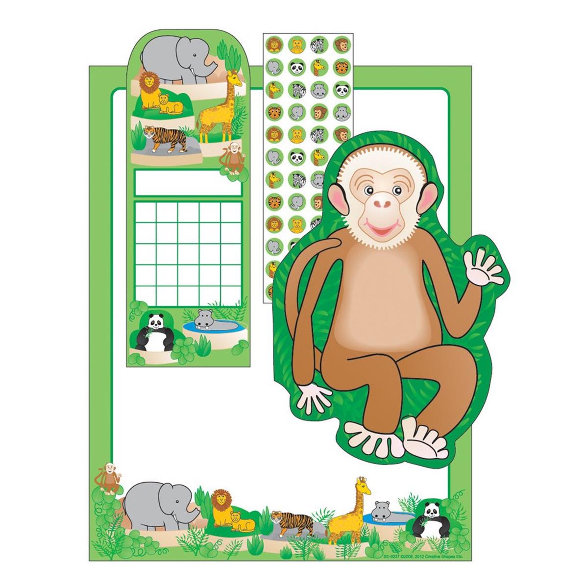 Picture of Creative Shapes Etc SE-7952 11 x 8.5 in. Stationery Set - Zoo